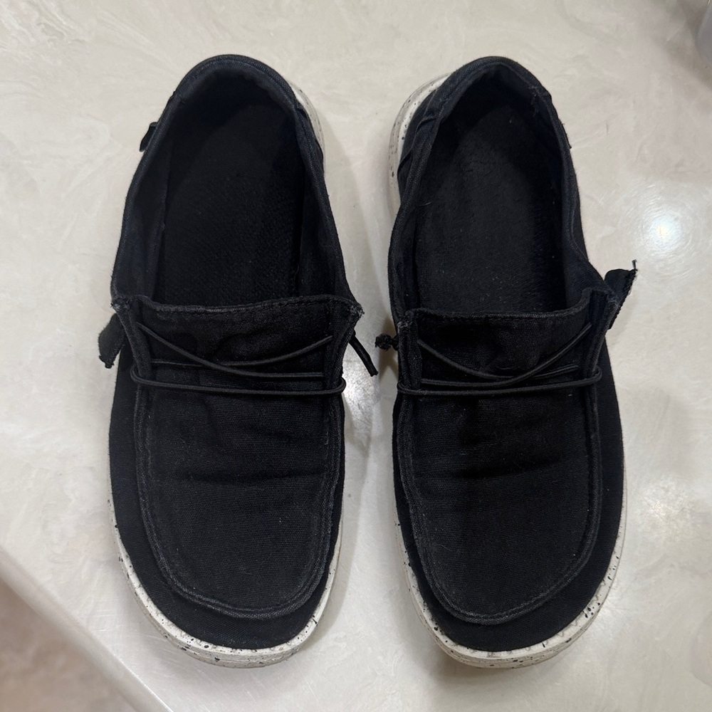 Hey Dude Black Loafers